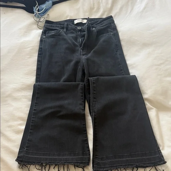 HIDDEN JEANS Black Flare Jeans - Picture 2 of 2